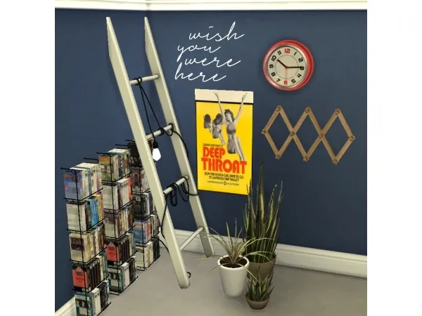 Alpha Vintage Posters - The Sims 4 Custom Content
