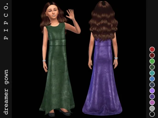 Alpha dreamer gown - The Sims 4 Custom Content