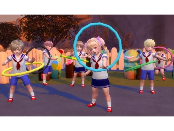 Alpha Hula Hoop Pose luckyday by simsfinds - The Sims 4 Custom Content
