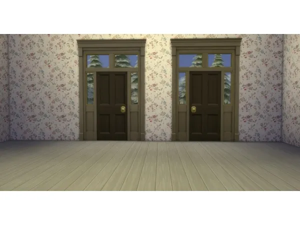 Alpha Discover University Let There Be Light Door No Mail Slot - The Sims 4 Custom Content