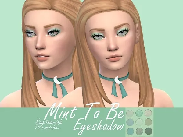 Alpha Colourpop Mint To Be Eyeshadow - The Sims 4 Custom Content