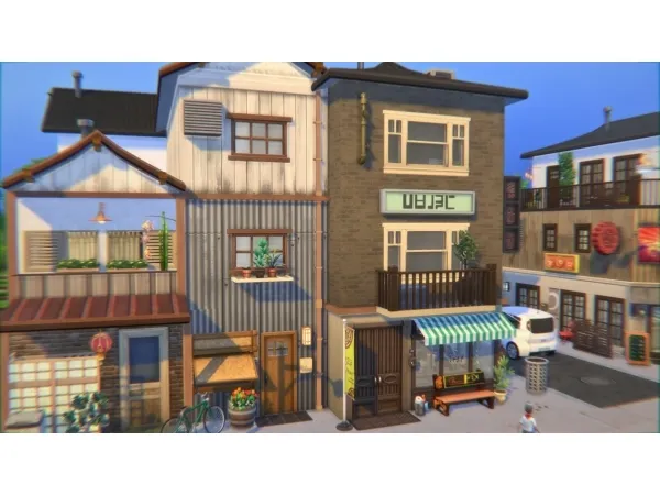Maxis Match Tokyo Suburb - The Sims 4 Custom Content