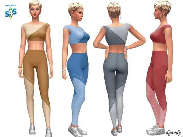 Alpha Athletic Outfit 20200115 - The Sims 4 Custom Content
