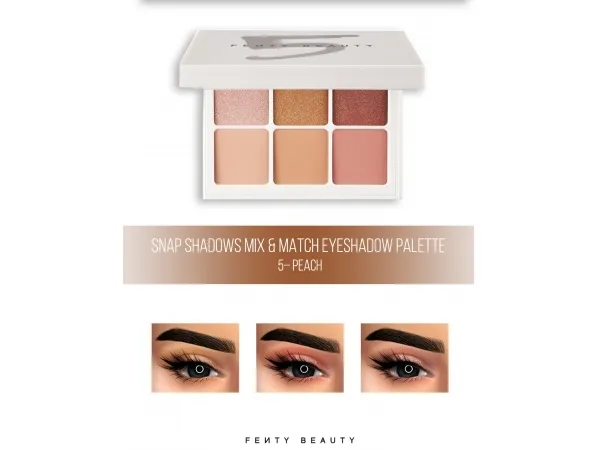 Alpha FENTY BEAUTY Shadow mix Match Palette 5 by fifthscreations - The Sims 4 Custom Content