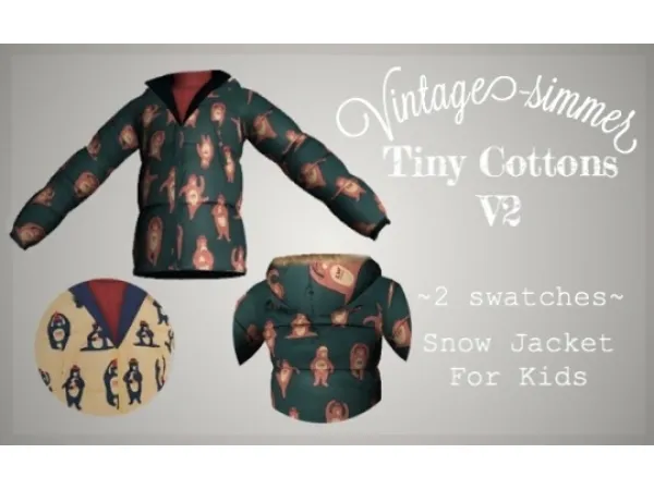 Alpha Tiny Cottons v2 - The Sims 4 Custom Content