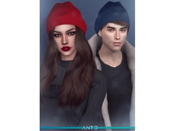 Alpha Beanie by simsfinds - The Sims 4 Custom Content