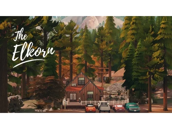 Alpha The Elkhorn Granite Falls - The Sims 4 Custom Content