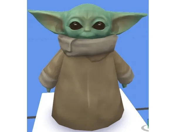 Maxis Match BABY YODA (THE CHILD) OVERRIDE - The Sims 4 Custom Content