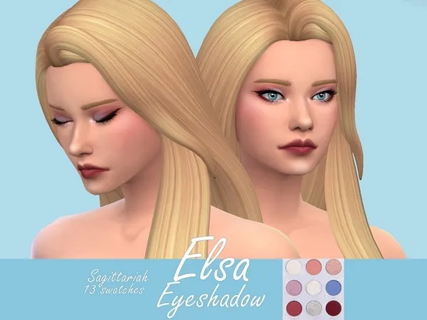 Maxis Match Colourpop Elsa Eyeshadow - The Sims 4 Custom Content