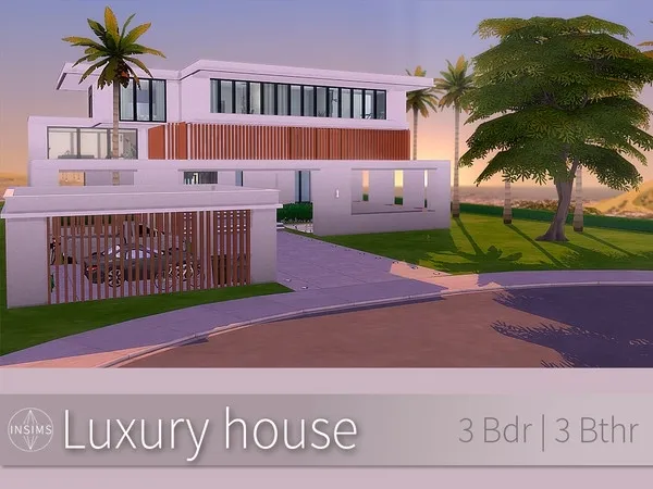 Alpha Luxury House - The Sims 4 Custom Content