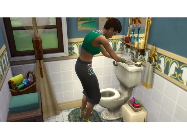 Alpha ToiletSink Combo set by K9DB - The Sims 4 Custom Content