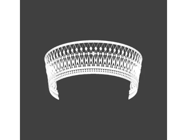 Alpha Russian Diamond Kokoshnik Tiara - The Sims 4 Custom Content