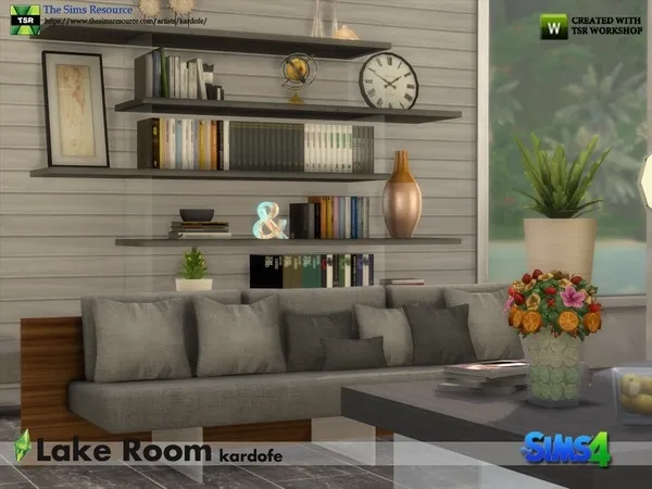 Alpha kardofe_Lake Room by thesimsresource - The Sims 4 Custom Content