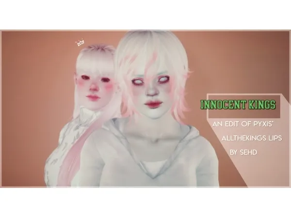 Innocent Kings Lips - The Sims 3 Custom Content