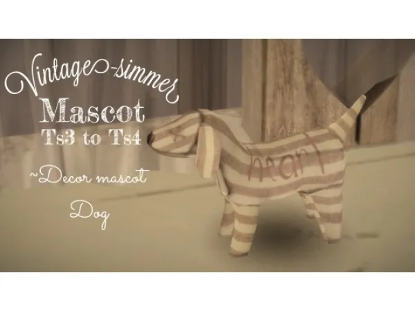 Alpha Dog Mascot to by simsfinds - The Sims 4 Custom Content