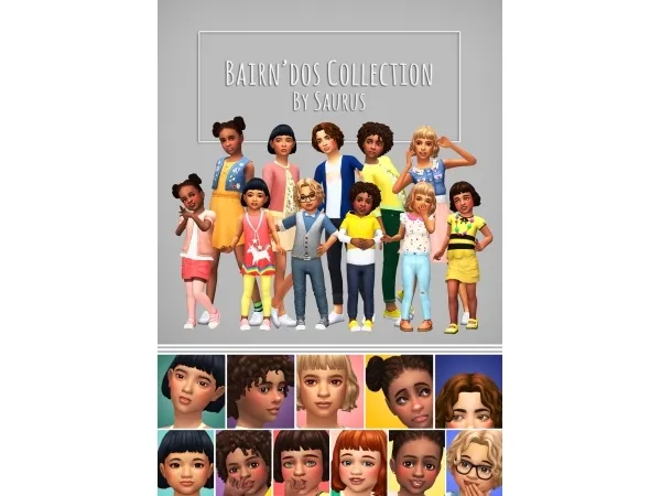 Maxis Match Bairndos Collection by saurussims - The Sims 4 Custom Content