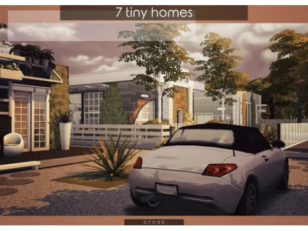 Alpha 7 Tiny Homes - The Sims 4 Custom Content