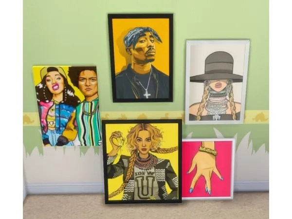 Alpha Urban Art - The Sims 4 Custom Content