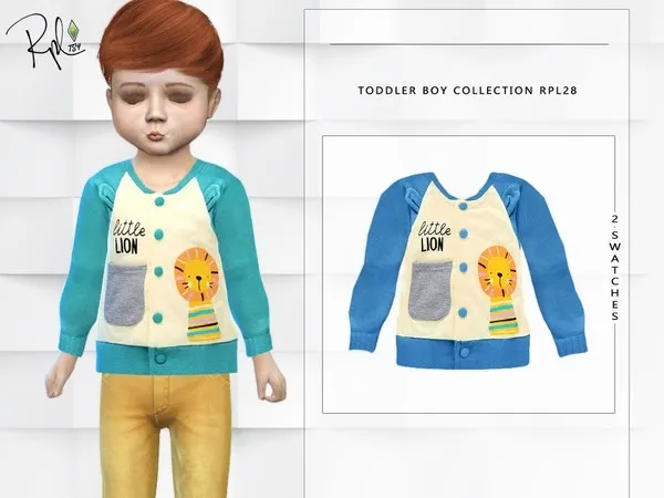 Alpha Toddler Boy Collection RPL28 Cats and Dogs - The Sims 4 Custom Content