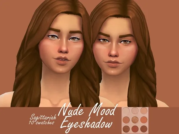 Maxis Match Colourpop Nude Mood Eyeshadow - The Sims 4 Custom Content