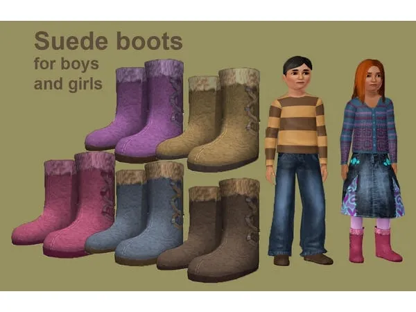 childsuedeboots - The Sims 3 Custom Content