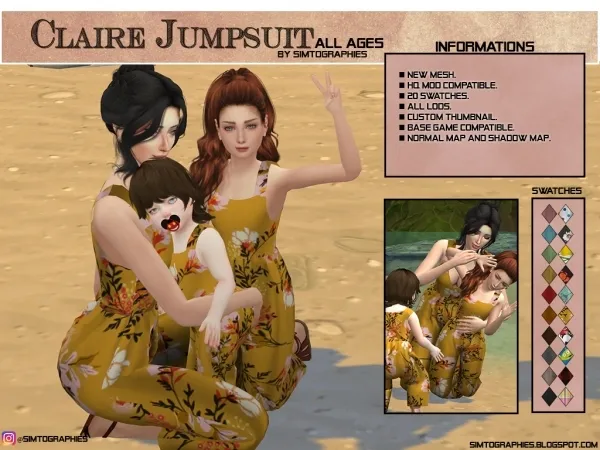 Claire Jumpsuit (All Ages)