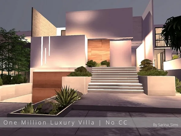 Alpha One Million Luxury Villa No - The Sims 4 Custom Content