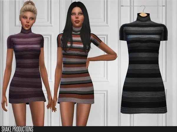 Maxis Match ShakeProductions 369 Dress by thesimsresource - The Sims 4 Custom Content
