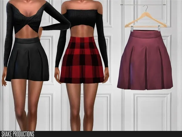 Maxis Match ShakeProductions 370 Skirt by thesimsresource - The Sims 4 Custom Content