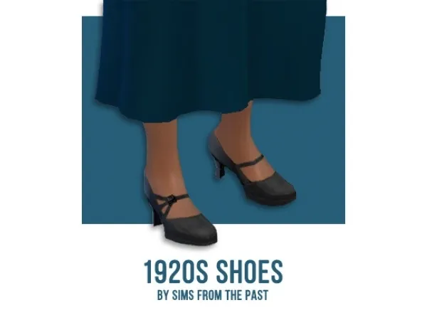 Maxis Match 1920s Shoes - The Sims 4 Custom Content