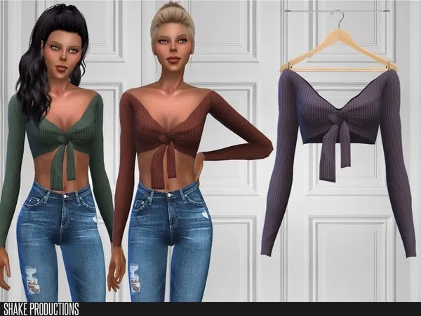 Maxis Match ShakeProductions 373 Top by thesimsresource - The Sims 4 Custom Content