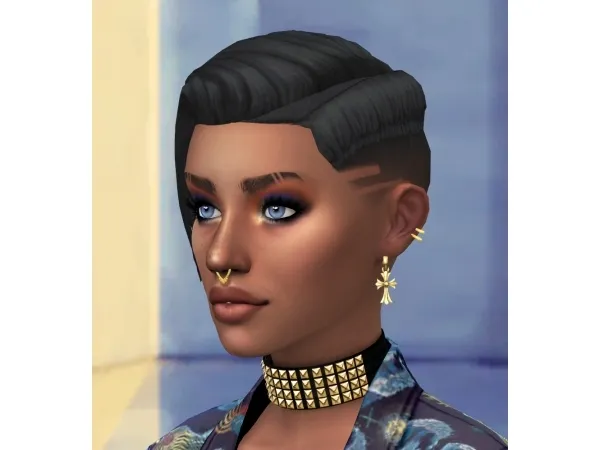 Maxis Match Trust No Bitch Hair - The Sims 4 Custom Content