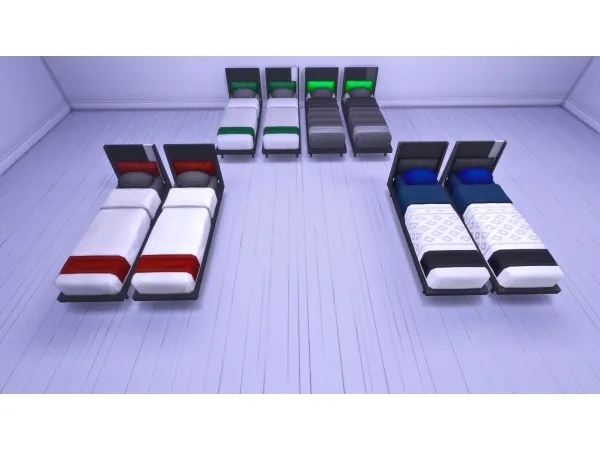 Maxis Match Tiny Living Space Saving Single 8 Recolors by Splendiferous Sims - The Sims 4 Custom Content