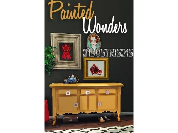 Maxis Match Painted Wonders Collection - The Sims 4 Custom Content