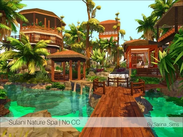 Alpha Sulani Nature Spa No - The Sims 4 Custom Content