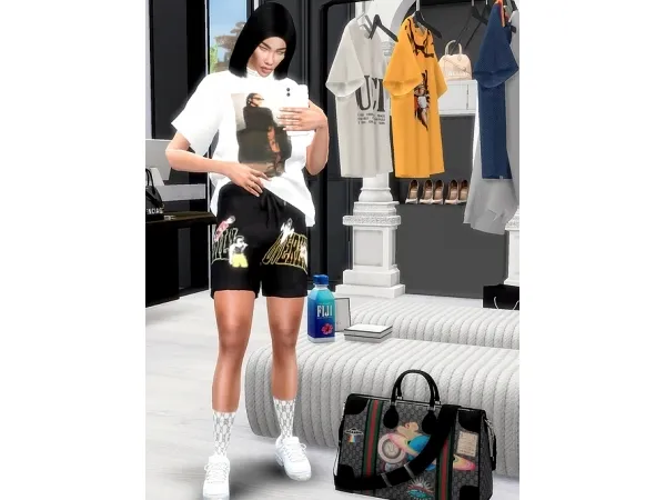 Alpha Overkill ATL Shorts Champion - The Sims 4 Custom Content