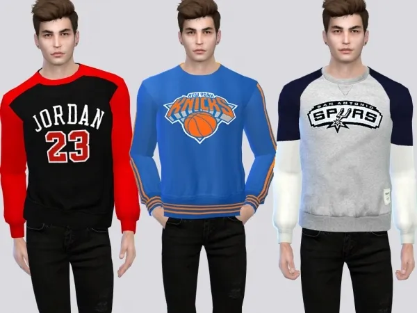 Alpha Pullover Pack 1 2020 by simsfinds - The Sims 4 Custom Content
