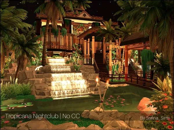 Alpha Tropicana Nightclub No - The Sims 4 Custom Content