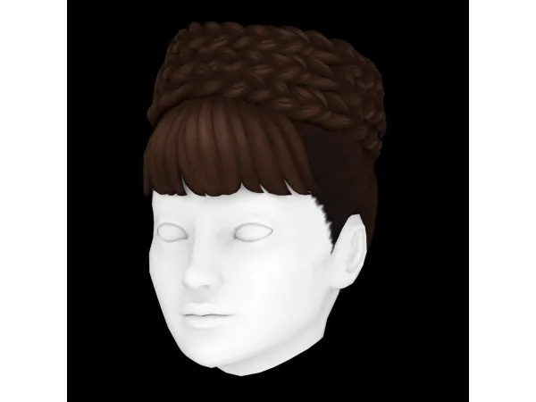 Maxis Match Sisis Crown Braid BatsFromWesteros - The Sims 4 Custom Content