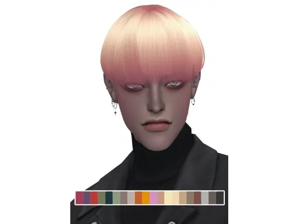 Alpha [SNOOPY] 20200202 hair - The Sims 4 Custom Content