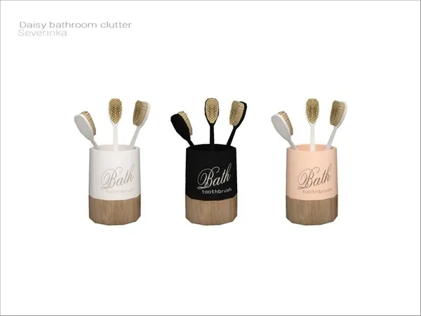 [Daisy bathroom clutter] toothbrush - The Sims 4 Custom Content