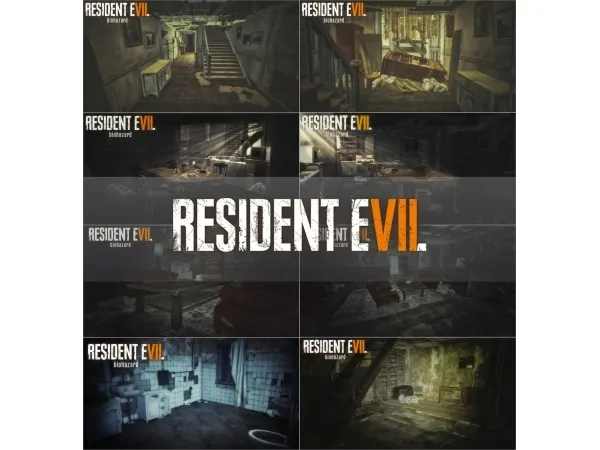 Alpha Resident Evil 7 Rooms - The Sims 4 Custom Content