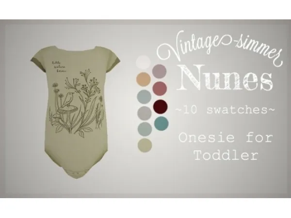 Alpha Nunes Onesie - The Sims 4 Custom Content