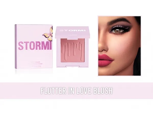 Alpha Flutter in Love Blush - The Sims 4 Custom Content