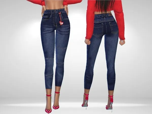 Maxis Match Nostalgic Jeans by thesimsresource - The Sims 4 Custom Content