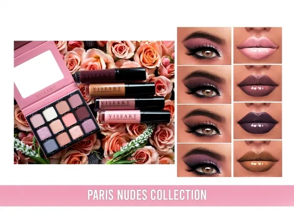Maxis Match Paris Nudes Collection - The Sims 4 Custom Content