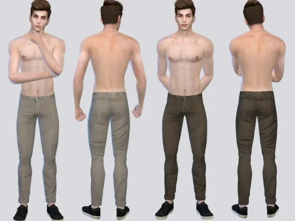 Alpha Chino Pants (Regular) by simsfinds - The Sims 4 Custom Content