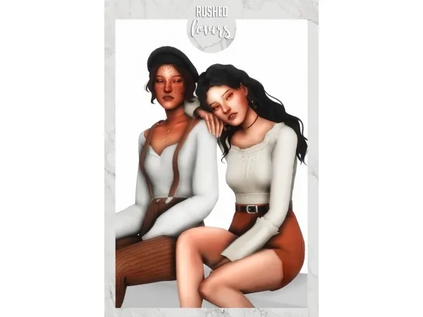 Maxis Match Rushed Lovers pack by clumsyalienn - The Sims 4 Custom Content