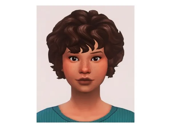 Maxis Match the world ahead hair - The Sims 4 Custom Content