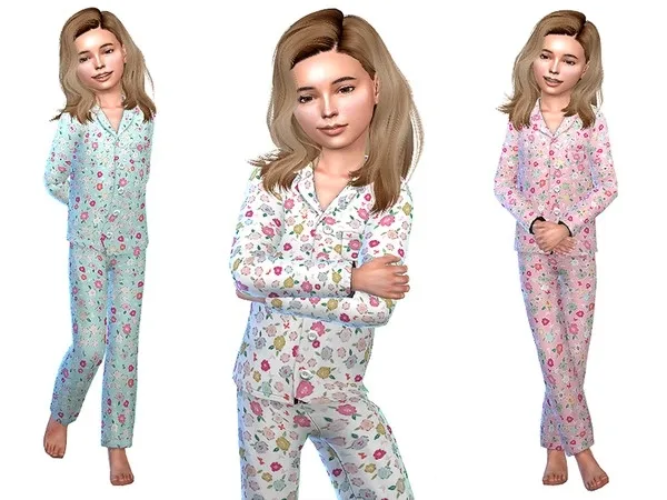 Maxis Match Pajama for Girls 04 Parenthood needed - The Sims 4 Custom Content